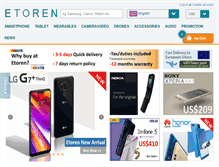 Tablet Screenshot of etoren.com